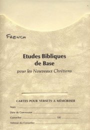 Études bibliques de base