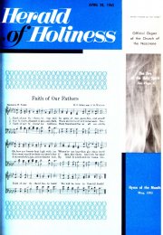 Herald of Holiness - April 28, 1965