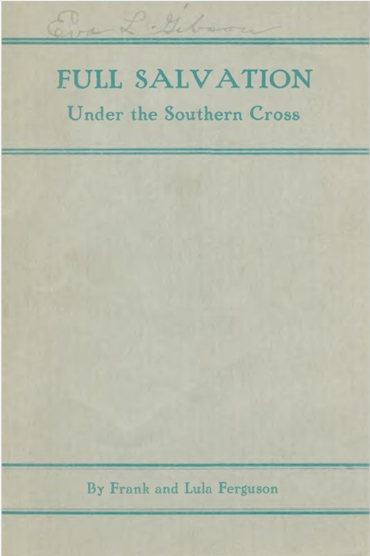 Cover of the book Full Salvation under the Southern Cross
