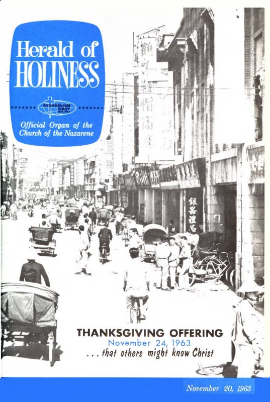 Herald of Holiness - November 20, 1963