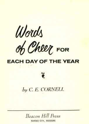 Words of Cheer for Each Day of the Year